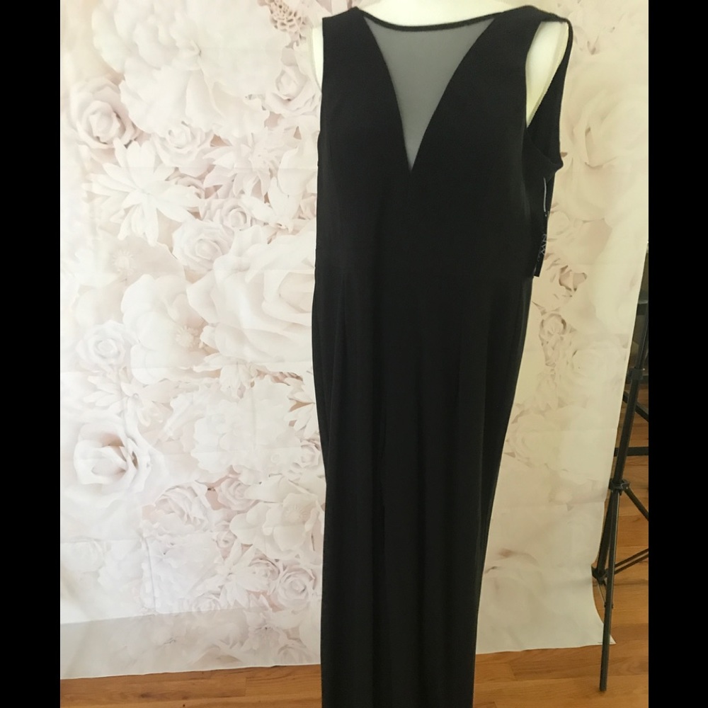 Nightway black jumpsuit 10P